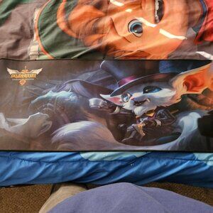 League of Legends Gentleman Gnar XL Mouse Pad Desk Pad 31" x 11.5"